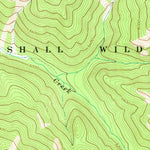 United States Geological Survey Cathedral Peak, MT (1970, 24000-Scale) digital map