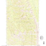 United States Geological Survey Cathedral Peak, MT (1994, 24000-Scale) digital map