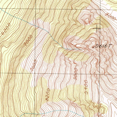 United States Geological Survey Cathedral Point, MT (1986, 24000-Scale) digital map