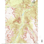 United States Geological Survey Cathedral Point, MT (1996, 24000-Scale) digital map