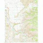 United States Geological Survey Cathedral Rocks, ID (1990, 24000-Scale) digital map