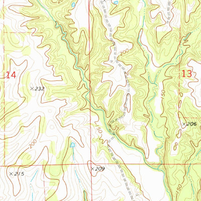 United States Geological Survey Catherine, AL (1974, 24000-Scale) digital map
