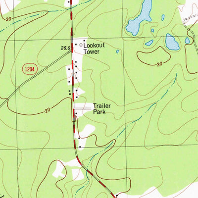 United States Geological Survey Catherine Lake, NC (1980, 24000-Scale) digital map