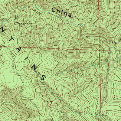 United States Geological Survey Catheys Valley, CA (1962, 24000-Scale) digital map