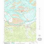 United States Geological Survey Cathlamet Bay, OR (1949, 24000-Scale) digital map