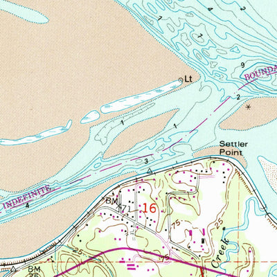 United States Geological Survey Cathlamet Bay, OR (1949, 24000-Scale) digital map