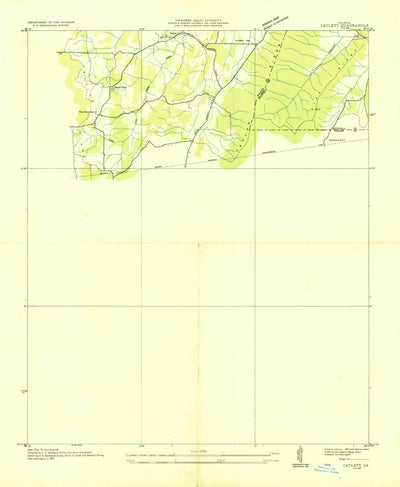 United States Geological Survey Catlett, GA (1935, 24000-Scale) digital map