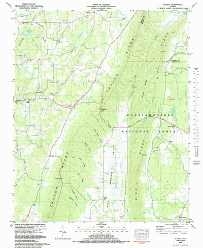 United States Geological Survey Catlett, GA (1982, 24000-Scale) digital map