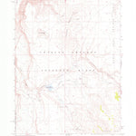 United States Geological Survey Catnip Canyon, NV-OR (1966, 24000-Scale) digital map