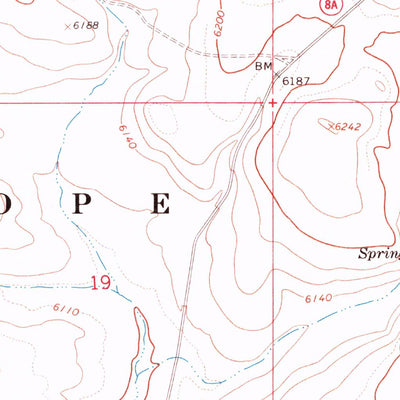 United States Geological Survey Catnip Mountain SE, NV (1966, 24000-Scale) digital map