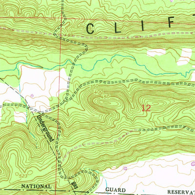 United States Geological Survey Cato, AR (1953, 24000-Scale) digital map