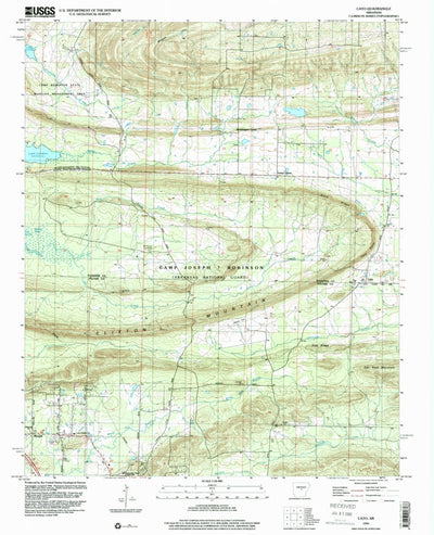 United States Geological Survey Cato, AR (1994, 24000-Scale) digital map
