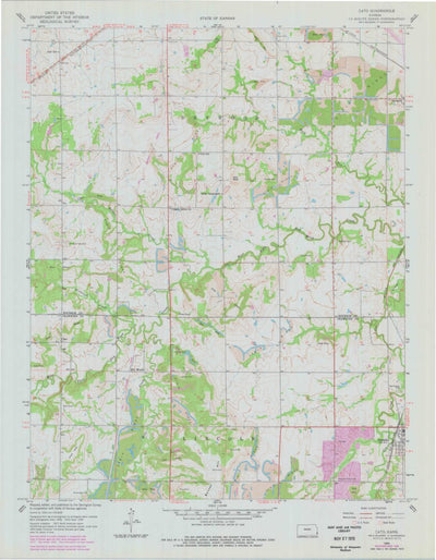 United States Geological Survey Cato, KS (1959, 24000-Scale) digital map