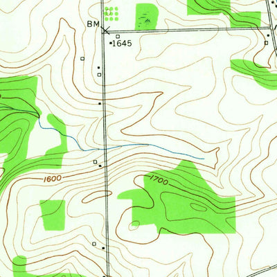 United States Geological Survey Caton, NY-PA (1953, 24000-Scale) digital map