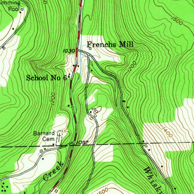 United States Geological Survey Caton, NY-PA (1953, 24000-Scale) digital map