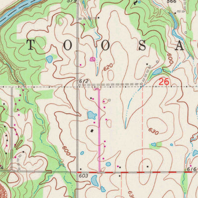 United States Geological Survey Catoosa, OK (1963, 24000-Scale) digital map