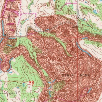 United States Geological Survey Catoosa, OK (1963, 24000-Scale) digital map