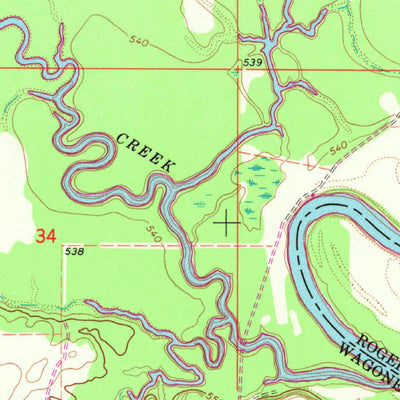 United States Geological Survey Catoosa SE, OK (1963, 24000-Scale) digital map