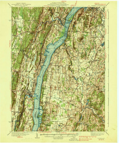 United States Geological Survey Catskill, NY (1938, 62500-Scale) digital map