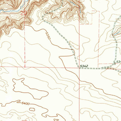 United States Geological Survey Cattail Ranch NE, WY (1963, 24000-Scale) digital map
