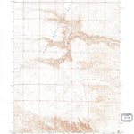 United States Geological Survey Cattail Ranch NE, WY (1990, 24000-Scale) digital map