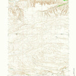 United States Geological Survey Cattail Ranch, WY (1963, 24000-Scale) digital map