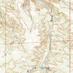 United States Geological Survey Cattail Ranch, WY (1963, 24000-Scale) digital map