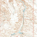 United States Geological Survey Cattail Ranch, WY (1990, 24000-Scale) digital map