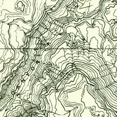 United States Geological Survey Cattle Canyon, AZ (1952, 24000-Scale) digital map