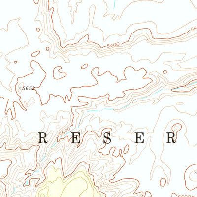 United States Geological Survey Cattle Canyon, AZ (1970, 24000-Scale) digital map