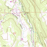 United States Geological Survey Cattle Creek, CO (1961, 24000-Scale) digital map