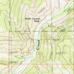 United States Geological Survey Cattle Gulch, MT (1988, 24000-Scale) digital map