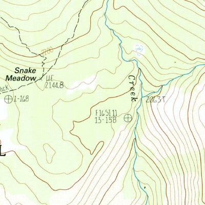 United States Geological Survey Cattle Mountain, CA (1992, 24000-Scale) digital map