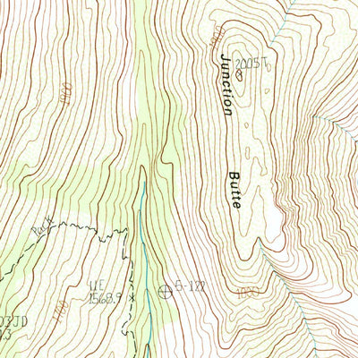 United States Geological Survey Cattle Mountain, CA (1992, 24000-Scale) digital map