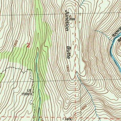 United States Geological Survey Cattle Mountain, CA (2004, 24000-Scale) digital map