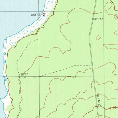 United States Geological Survey Caucomgomoc Lake East, ME (1989, 24000-Scale) digital map