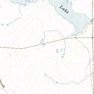 United States Geological Survey Caucomgomoc Lake, ME (1954, 62500-Scale) digital map
