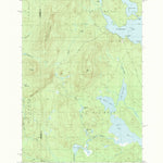 United States Geological Survey Caucomgomoc Lake West, ME (1989, 24000-Scale) digital map