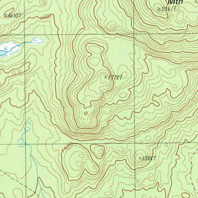 United States Geological Survey Caucomgomoc Lake West, ME (1989, 24000-Scale) digital map