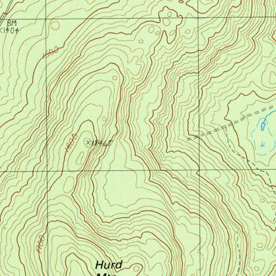 United States Geological Survey Caucomgomoc Lake West, ME (1989, 24000-Scale) digital map