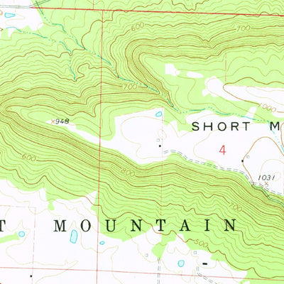 United States Geological Survey Caulksville, AR (1966, 24000-Scale) digital map