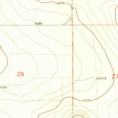 United States Geological Survey Causey East, NM-TX (1970, 24000-Scale) digital map