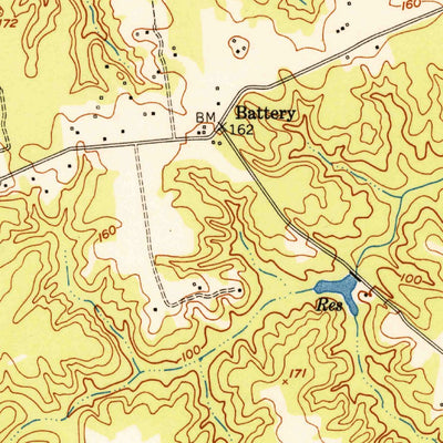 United States Geological Survey Cauthornville, VA (1951, 24000-Scale) digital map