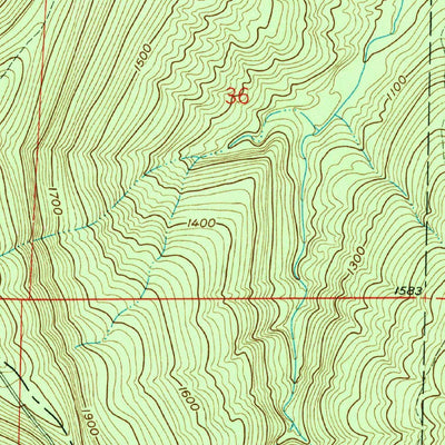 United States Geological Survey Cauthron, AR (1958, 24000-Scale) digital map