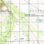 United States Geological Survey Cavalier, ND-MN (1985, 100000-Scale) digital map