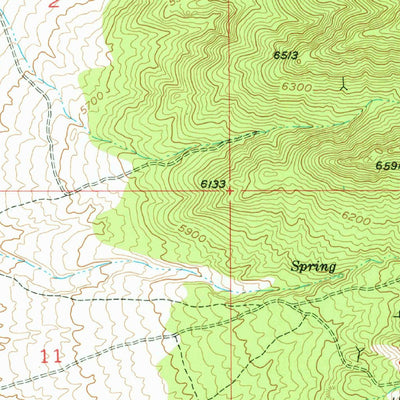 United States Geological Survey Cave Canyon, UT (1953, 24000-Scale) digital map