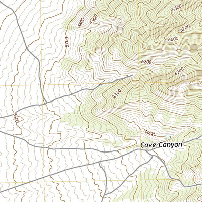 United States Geological Survey Cave Canyon, UT (2020, 24000-Scale) digital map