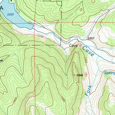 United States Geological Survey Cave Creek, NV (1981, 24000-Scale) digital map