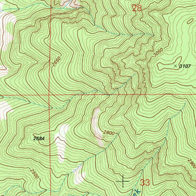United States Geological Survey Cave Creek, NV (1981, 24000-Scale) digital map