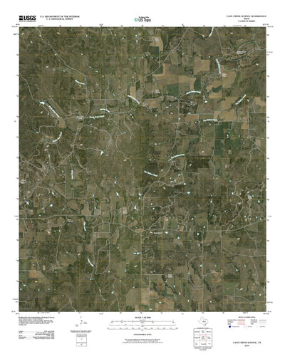 United States Geological Survey Cave Creek School, TX (2010, 24000-Scale) digital map